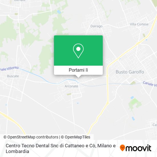 Mappa Centro Tecno Dental Snc di Cattaneo e Cò