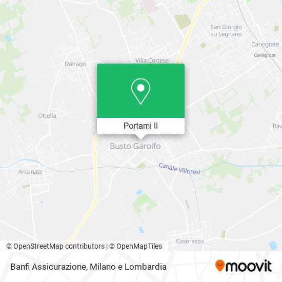 Mappa Banfi Assicurazione