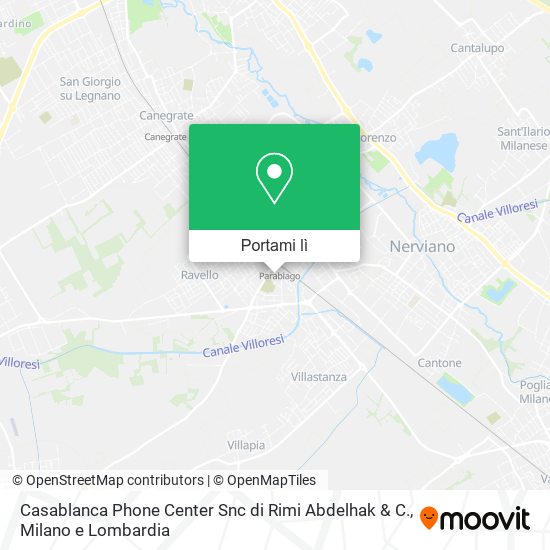 Mappa Casablanca Phone Center Snc di Rimi Abdelhak & C.