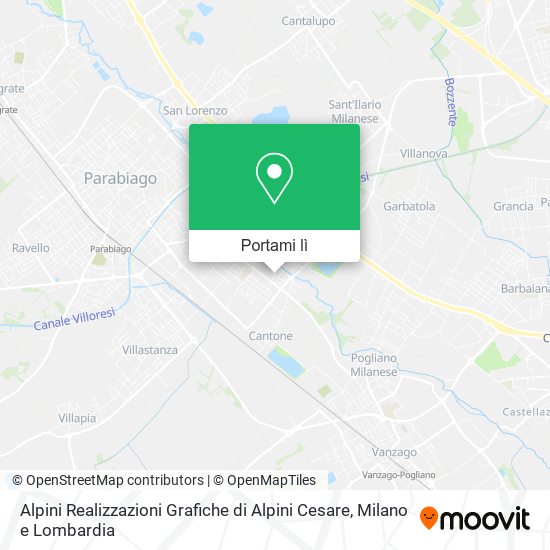 Mappa Alpini Realizzazioni Grafiche di Alpini Cesare
