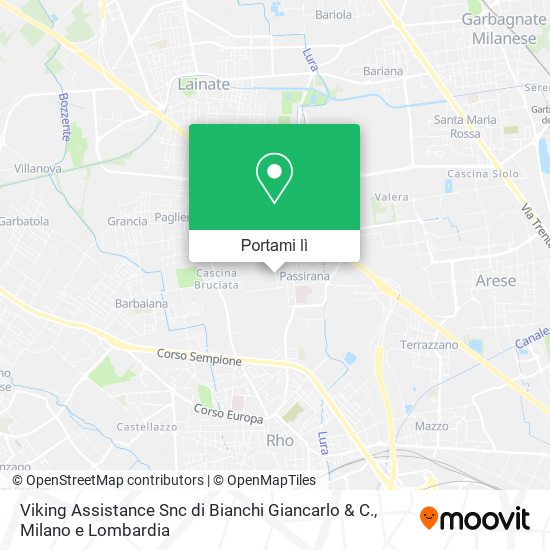 Mappa Viking Assistance Snc di Bianchi Giancarlo & C.