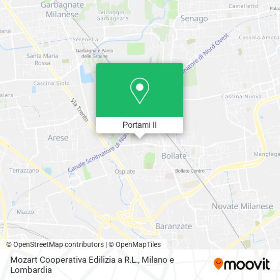 Mappa Mozart Cooperativa Edilizia a R.L.