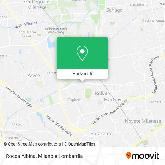 Mappa Rocca Albina