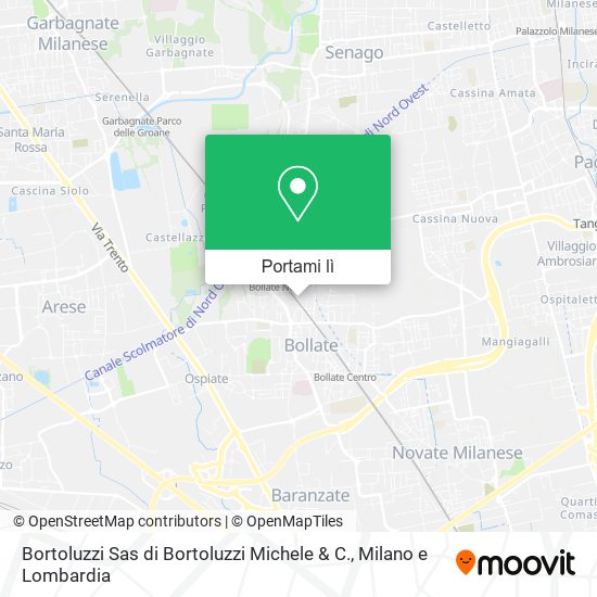 Mappa Bortoluzzi Sas di Bortoluzzi Michele & C.