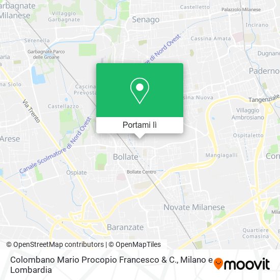 Mappa Colombano Mario Procopio Francesco & C.