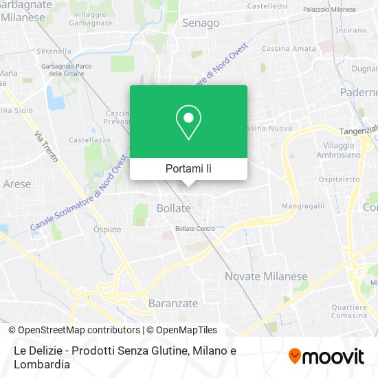 Mappa Le Delizie - Prodotti Senza Glutine