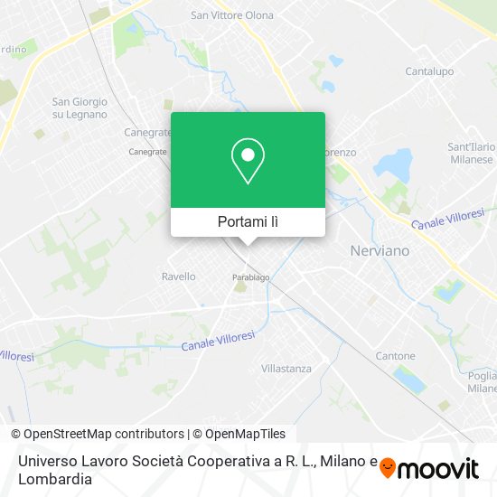 Mappa Universo Lavoro Società Cooperativa a R. L.