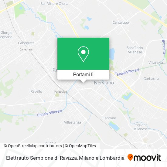 Mappa Elettrauto Sempione di Ravizza