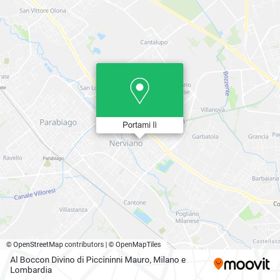 Mappa Al Boccon Divino di Piccininni Mauro