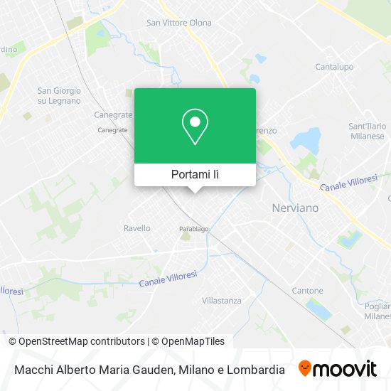 Mappa Macchi Alberto Maria Gauden