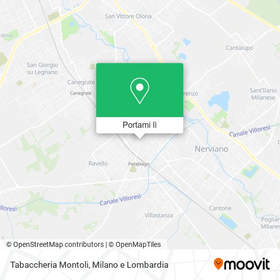Mappa Tabaccheria Montoli