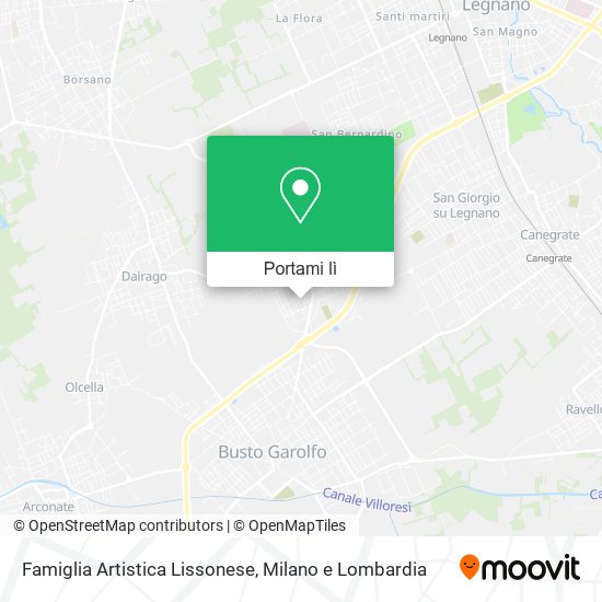 Mappa Famiglia Artistica Lissonese