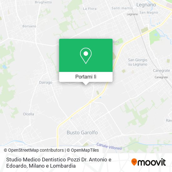 Mappa Studio Medico Dentistico Pozzi Dr. Antonio e Edoardo