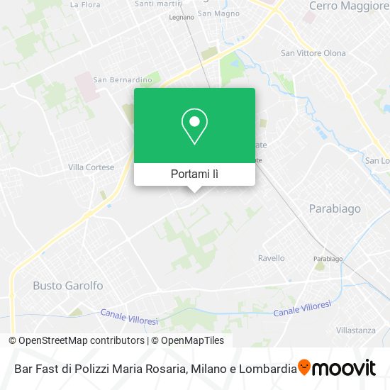 Mappa Bar Fast di Polizzi Maria Rosaria
