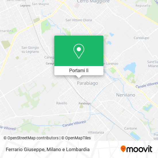 Mappa Ferrario Giuseppe