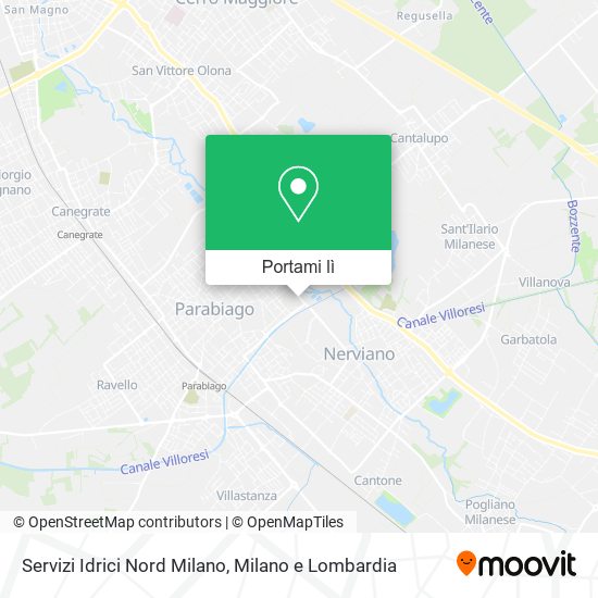 Mappa Servizi Idrici Nord Milano