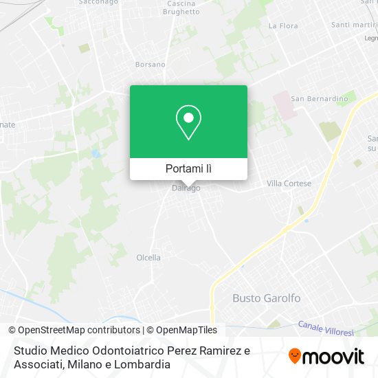 Mappa Studio Medico Odontoiatrico Perez Ramirez e Associati