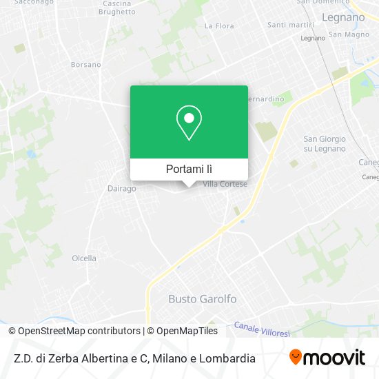 Mappa Z.D. di Zerba Albertina e C