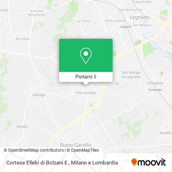 Mappa Cortese Ellebi di Bolzani E.