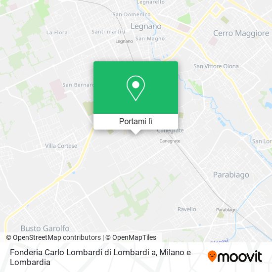 Mappa Fonderia Carlo Lombardi di Lombardi a