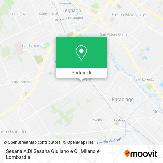 Mappa Sesana A.Di Sesana Giuliano e C.