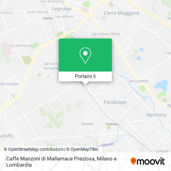 Mappa Caffe Manzoni di Mallamace Preziosa