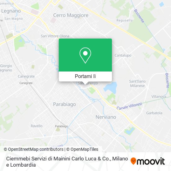 Mappa Ciemmebi Servizi di Mainini Carlo Luca & Co.
