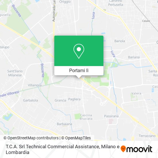 Mappa T.C.A. Srl Technical Commercial Assistance