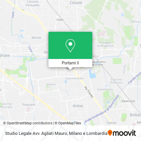 Mappa Studio Legale Avv. Agliati Mauro