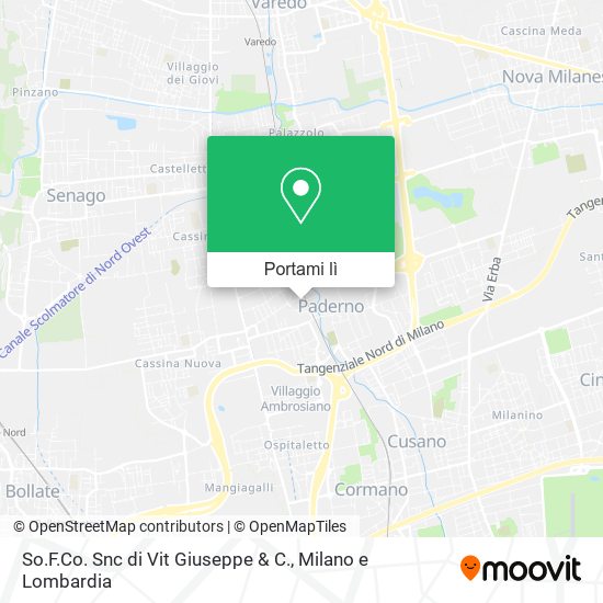 Mappa So.F.Co. Snc di Vit Giuseppe & C.