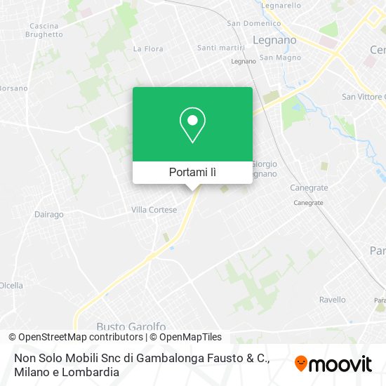 Mappa Non Solo Mobili Snc di Gambalonga Fausto & C.