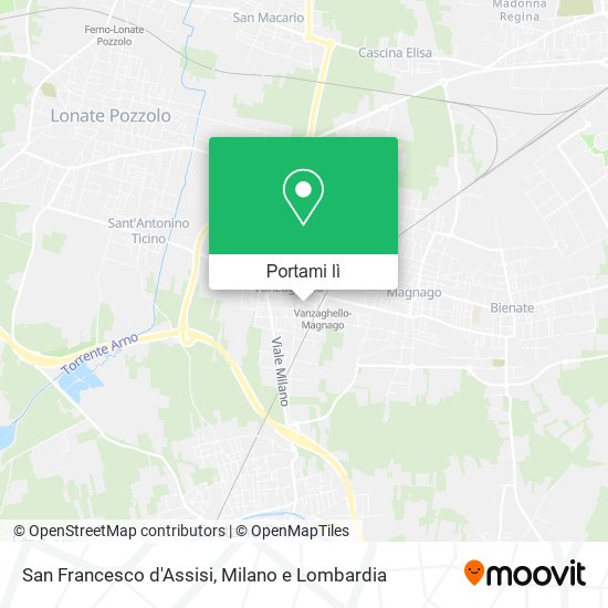 Mappa San Francesco d'Assisi