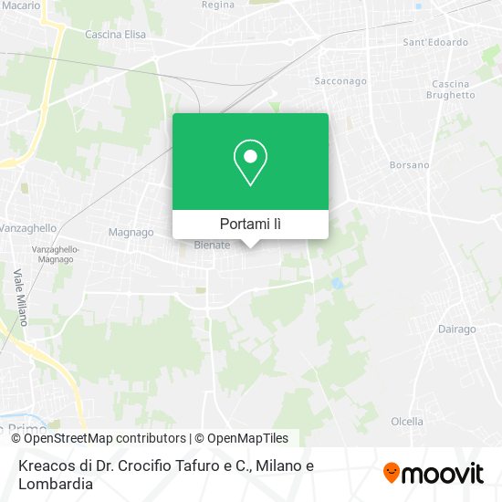 Mappa Kreacos di Dr. Crocifio Tafuro e C.