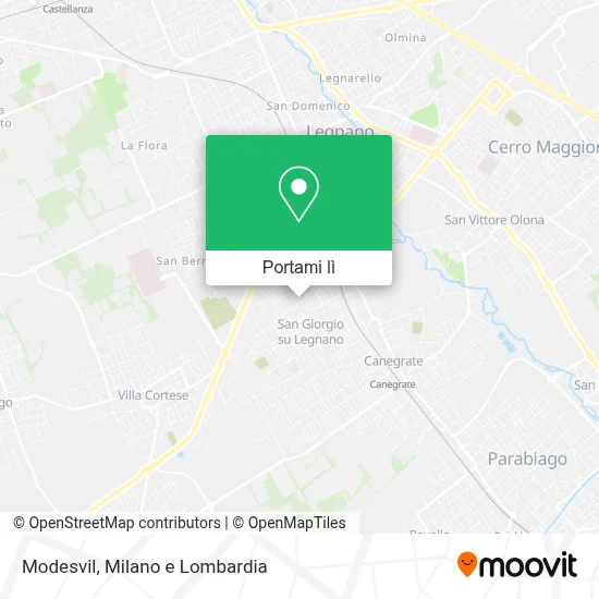 Mappa Modesvil