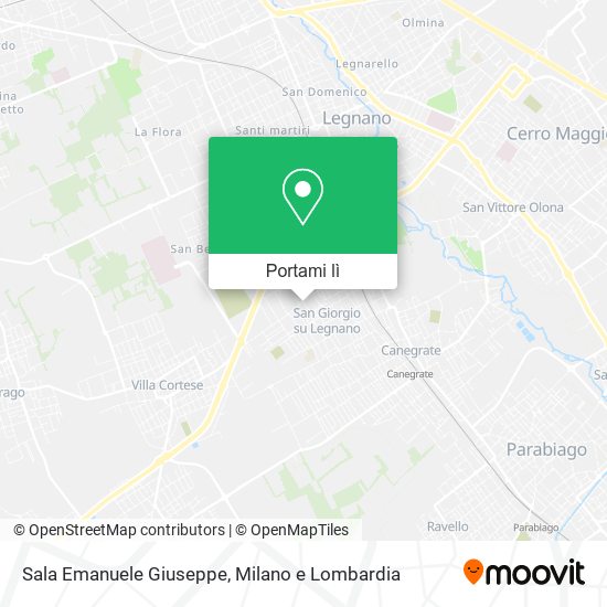 Mappa Sala Emanuele Giuseppe
