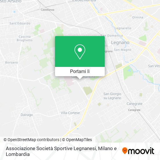 Mappa Associazione Società Sportive Legnanesi