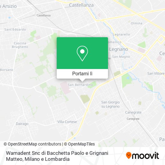 Mappa Wamadent Snc di Bacchetta Paolo e Grignani Matteo