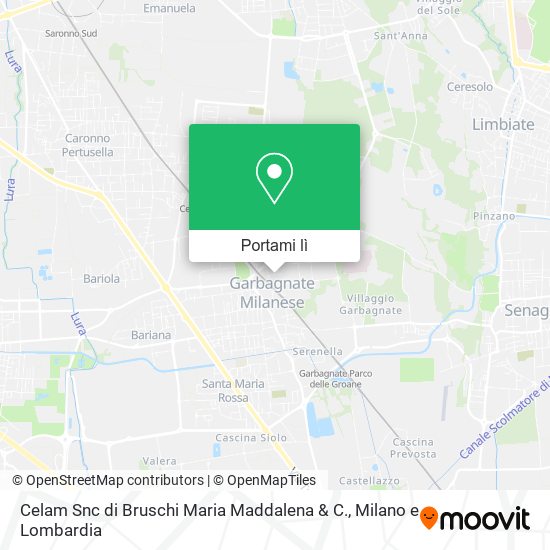 Mappa Celam Snc di Bruschi Maria Maddalena & C.
