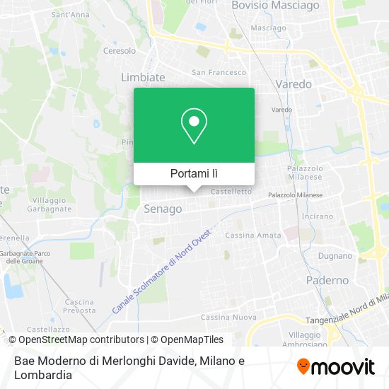 Mappa Bae Moderno di Merlonghi Davide