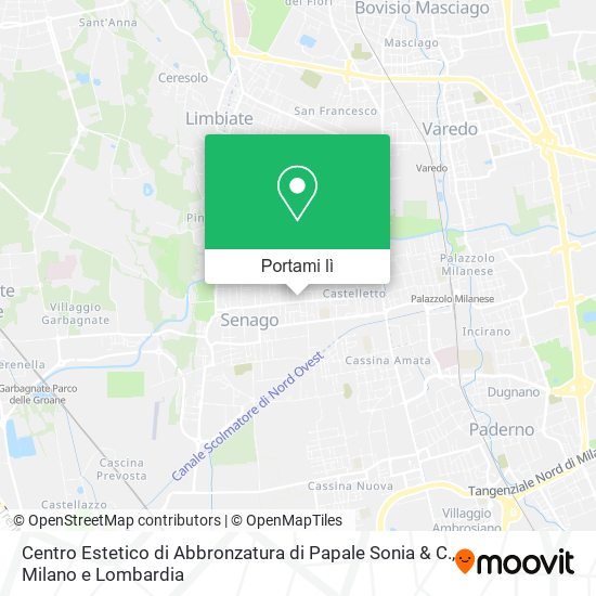 Mappa Centro Estetico di Abbronzatura di Papale Sonia & C.
