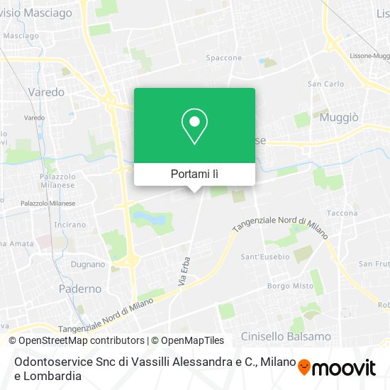 Mappa Odontoservice Snc di Vassilli Alessandra e C.