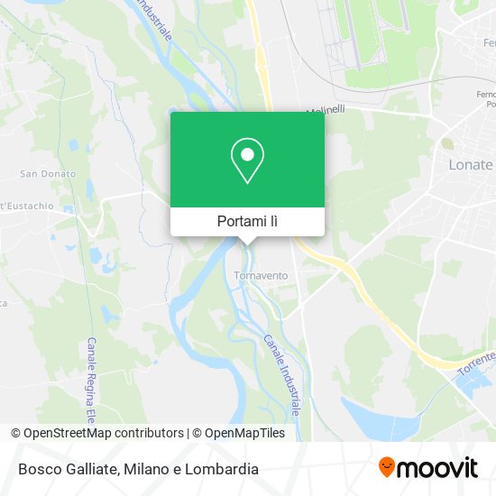 Mappa Bosco Galliate