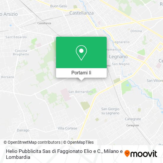 Mappa Helio Pubblicita Sas di Faggionato Elio e C.