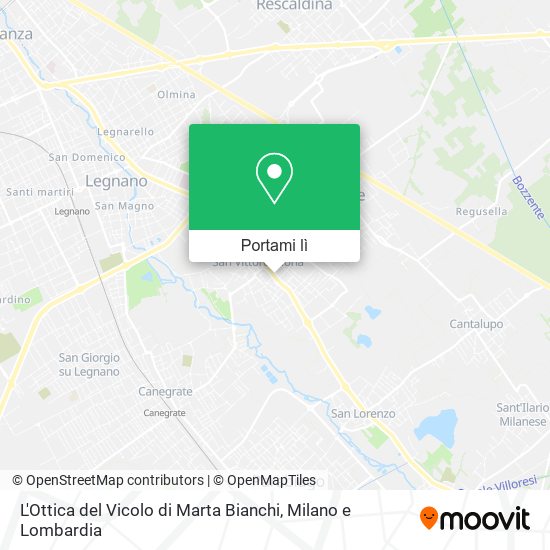 Mappa L'Ottica del Vicolo di Marta Bianchi