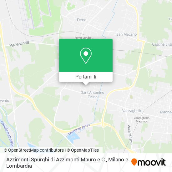 Mappa Azzimonti Spurghi di Azzimonti Mauro e C.