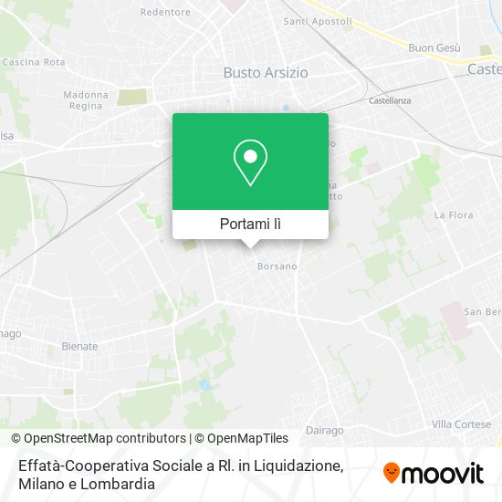 Mappa Effatà-Cooperativa Sociale a Rl. in Liquidazione
