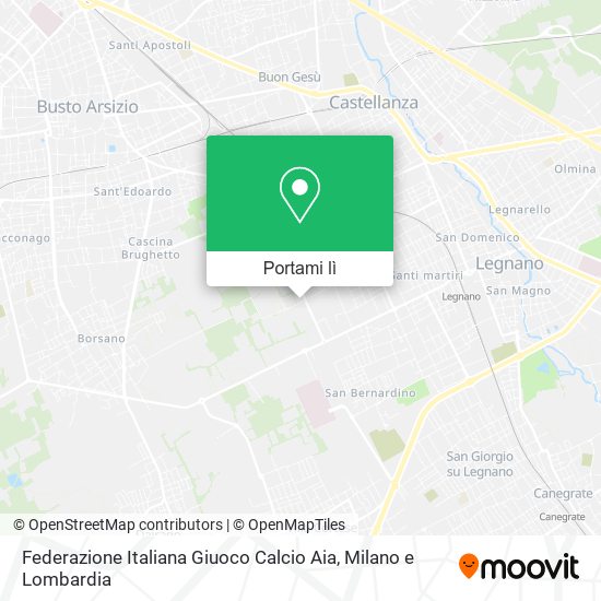 Mappa Federazione Italiana Giuoco Calcio Aia