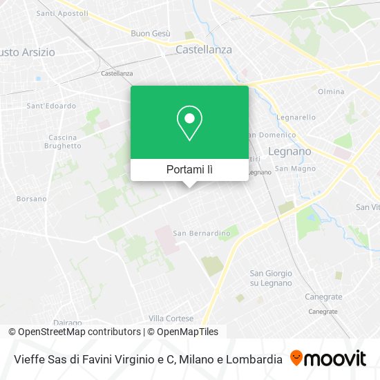 Mappa Vieffe Sas di Favini Virginio e C
