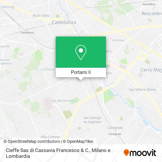 Mappa Cieffe Sas di Cassavia Francesco & C.