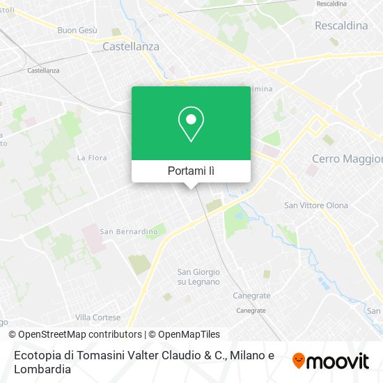 Mappa Ecotopia di Tomasini Valter Claudio & C.